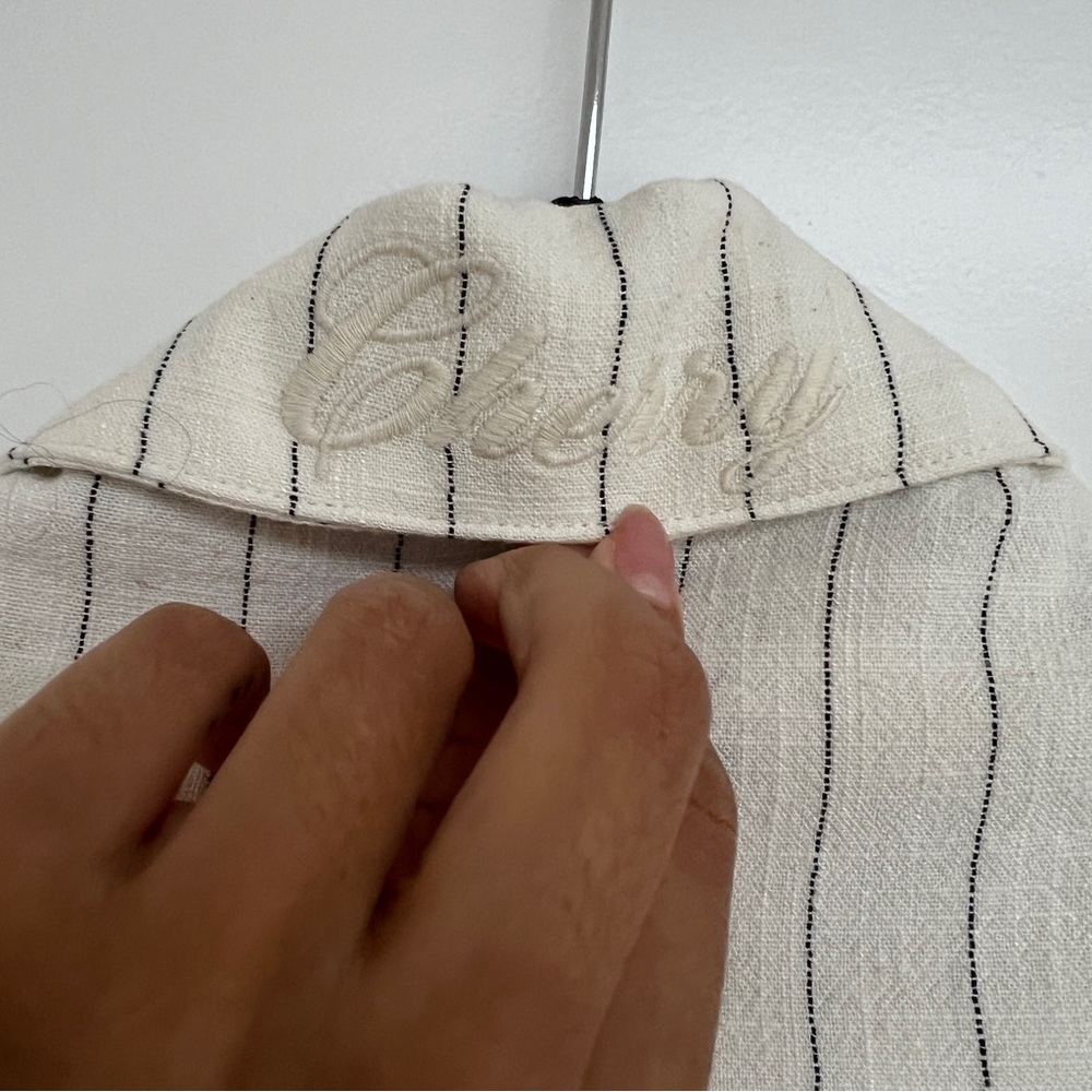 Cherry LA Linen Racing Jacket (Natural) - Picture 9 of 12